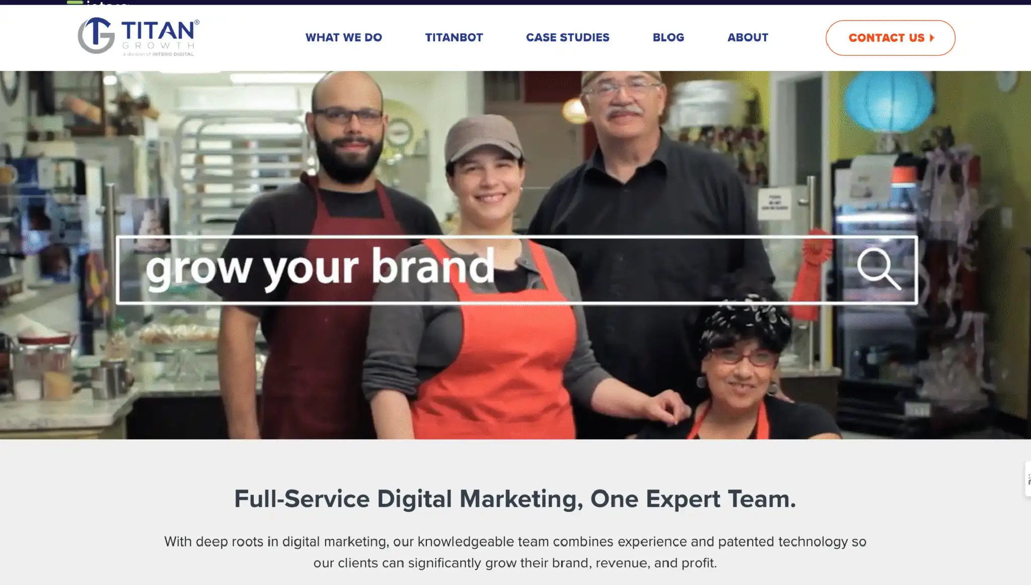 Titan Growth's website