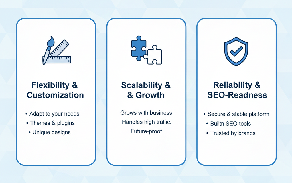 WordPress website benefits