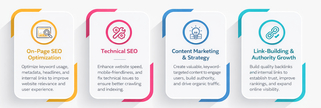Organic SEO Services Benefits Infographic