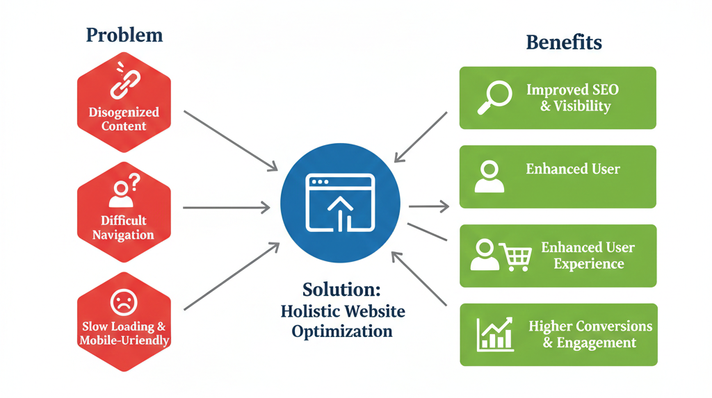 Poor Website Structure & UX