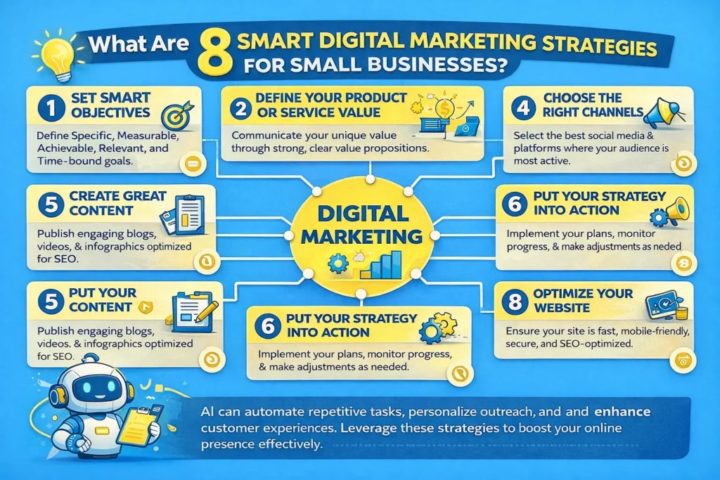 Smart Business Marketing Strategies Infographic