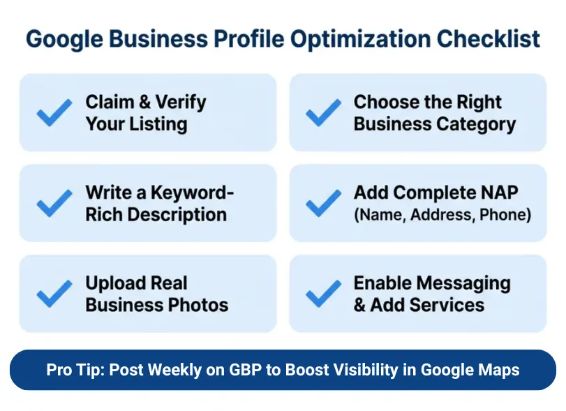 Google Business Profile Optimization Checklist