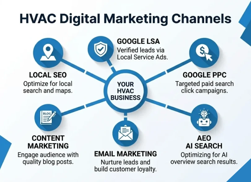 HVAC Digital Marketing Channels