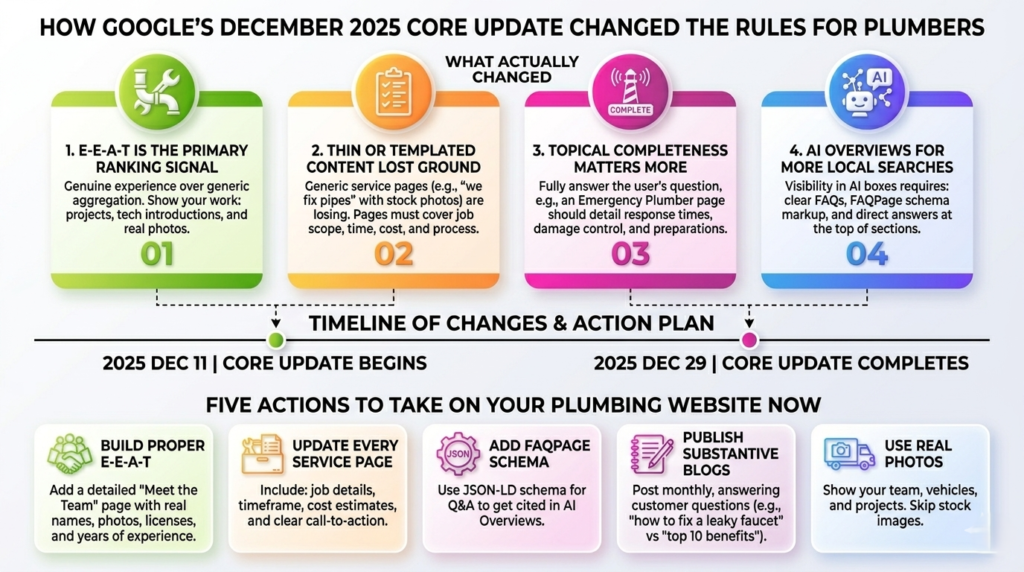Google 2025 Core Update: Plumber SEO Guide